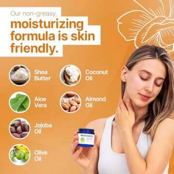 Basic Vigor Migrastil Soothing Neck & Shoulder Cream - Fast-Acting & Powerful - Non-Greasy Topical Cream (4 oz.) Made in The USA