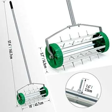 Colwelt Spike Lawn Aerator for Easy Lawn Care