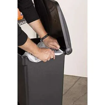 Safco Hands-Free Step On Trash Can - 23 Gallon Capacity