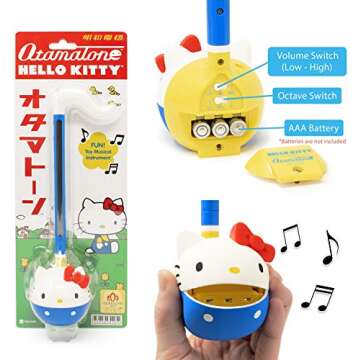 Otamatone Classic Hello Kitty - Portable Musical Fun