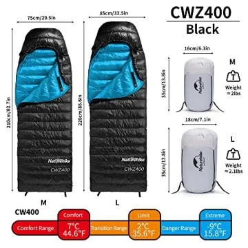 Naturehike Ultralight Goose Down Sleeping Bag for All