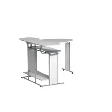 Modern L-Shaped Desk for Home Office and Study Space