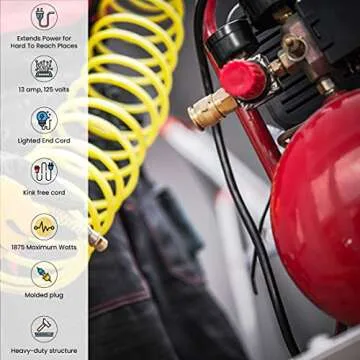 GoGreen Power 14/3 50ft Heavy Duty Extension Cord