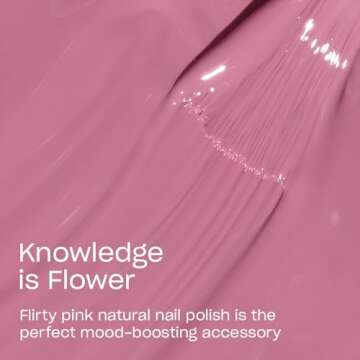 OPI Nature Strong Natural Origin Nail Polish | Sheer Light Pink Nude Neutral Crème Eco-Friendly Nail Polish | Plant Based, Vegan, Cruelty Free