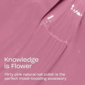 OPI Nature Strong Natural Origin Nail Polish | Sheer Light Pink Nude Neutral Crème Eco-Friendly Nail Polish | Plant Based, Vegan, Cruelty Free