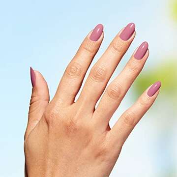 OPI Nature Strong Natural Origin Nail Polish | Sheer Light Pink Nude Neutral Crème Eco-Friendly Nail Polish | Plant Based, Vegan, Cruelty Free