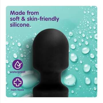 Oliver James Vibrator Wand for Women (Small) | Quiet Vibrating Dildo with 20 Patterns and 8 Speeds for Sexual Pleasure | Adult Sex Toys for Woman and Clit Stimulator Vibrators | Sexy Gifts for Her