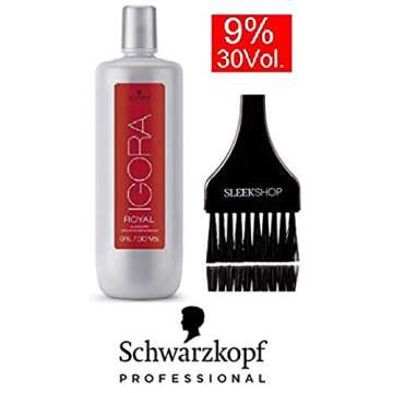 Schwarzkopf Igora ROYAL Oil Developer (STYLIST KIT) Hydrogen Peroxide, 33.8 oz / 1000ml (9% / 30 Vol...