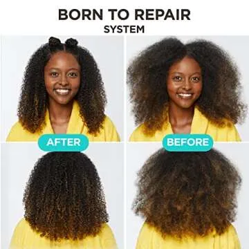 Carol's Daughter Born To Repair Nourishing Conditioner, Sulfate-Free Hair Care for Curly Hair with Shea Butter, 11 Fl Oz