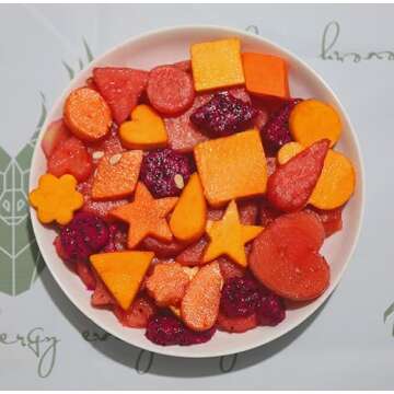 Mini Cookie Cutters Set- Small Heart Star Flower Round Square Hexagon Oval Diamond - 30Pcs Stainless Steel Cookie Cutters - Polymer Clay Cutters Mini Fruit Cutter Small Biscuit Cookie Cutters for Kids