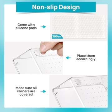 Vtopmart Clear Drawer Organizer Bins for a Clutter-Free Home