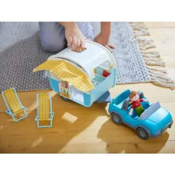HABA Little Friends Vacation Camper Play Set
