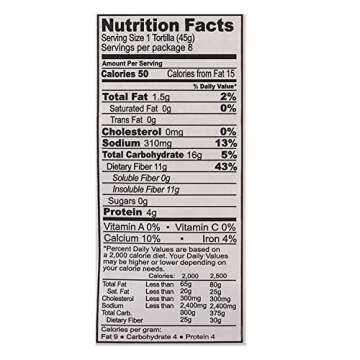 Ole Xtreme Wellness Wraps - High Fiber & Low Carb