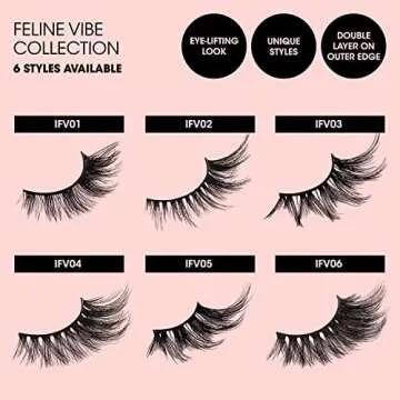 i-ENVY Feline Vibe Dramatic False Eyelashes - 2 Pairs