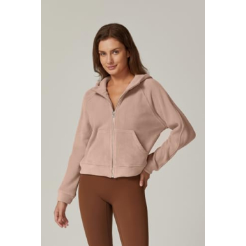 Shop QINSEN Women's Cozy Fleece Zipper Hoodie