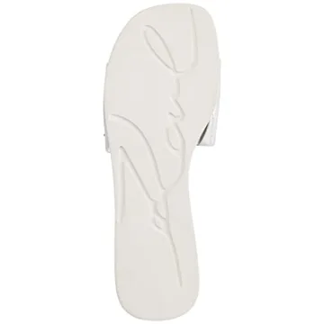 Elegant Karl Lagerfeld Women's Slide-On Sandals in Silver – Chic Comfort
