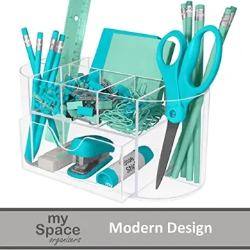 Clear Acrylic Desk Organizer for Efficient Office Organization