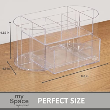 Clear Acrylic Desk Organizer for Efficient Office Organization