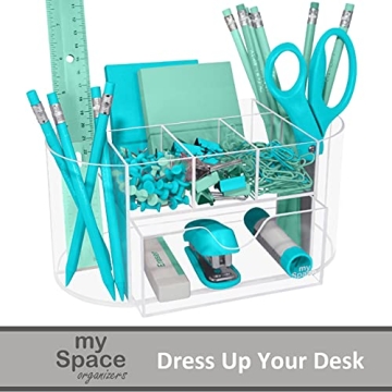 Clear Acrylic Desk Organizer for Efficient Office Organization