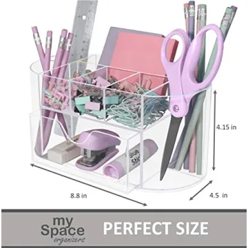Clear Acrylic Desk Organizer for Efficient Office Organization