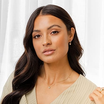 14K Gold Plated Butterfly Necklace with CZs by PAVOI