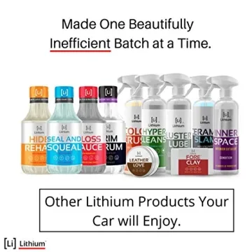Lithium Detailing Brushes Ergonomic Non-Slip Grip for All