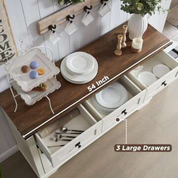 OKD Farmhouse Wine Bar Cabinet with Sliding Barn Door