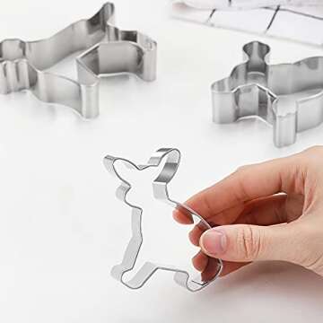 Dog Cookie Cutter Baking Set - Shape Treats with Style