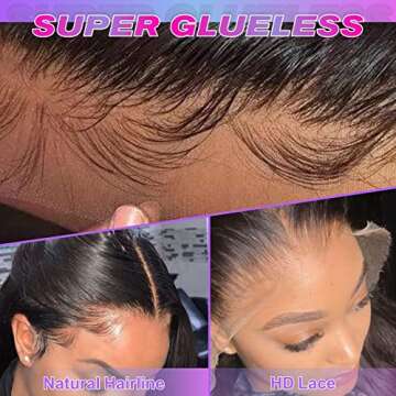 Aicrelery Lace Front Hair Wig for All Occasions 180 Density 24 Inch