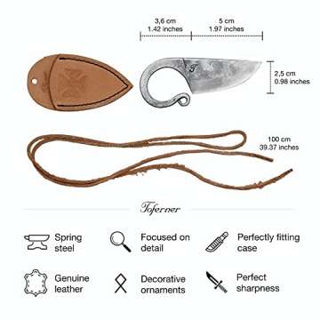 Toferner Celtic Pocket Knife Unique Art and Craftsmanship