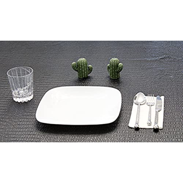 Hand-Painted Ceramic Cactus Salt Pepper Set Kitchen Gift