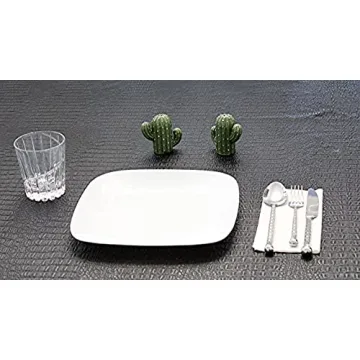 Hand-Painted Ceramic Cactus Salt Pepper Set Kitchen Gift