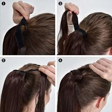 FESHFEN 24" Clip-in Ponytail Extensions for Gorgeous Hair
