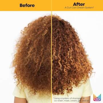 Matrix A Curl Can Dream Leave-in Cream and Light Hold Gel Set For Curly & Coily Hair, Moisturizes & ...