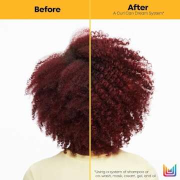 Matrix A Curl Can Dream Leave-in Cream and Light Hold Gel Set For Curly & Coily Hair, Moisturizes & Defines Curls, No Flaking or Crunch