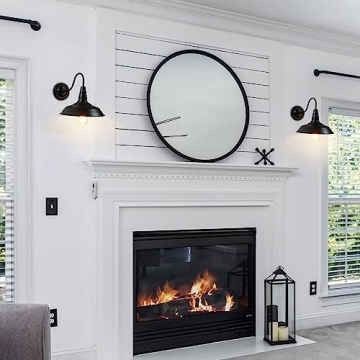 LynPon Farmhouse Wall Sconces Set of Two - Industrial Lighting