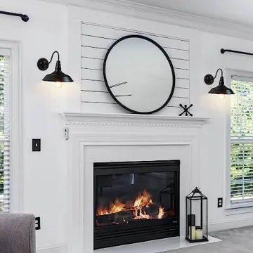 LynPon Farmhouse Wall Sconces Set of Two - Industrial Lighting