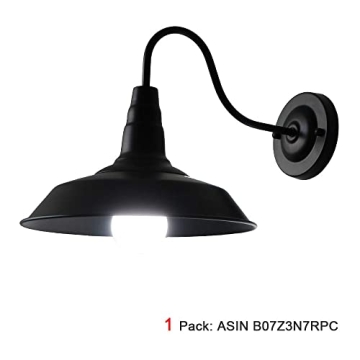 LynPon Farmhouse Wall Sconces Set of Two - Industrial Lighting