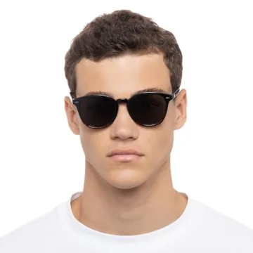 Le Specs Bandwagon Sunglasses - Stylish Black Tort Look