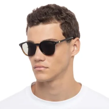 Le Specs Bandwagon Sunglasses - Stylish Black Tort Look
