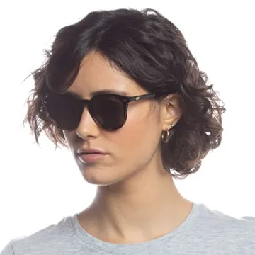 Le Specs Bandwagon Sunglasses - Stylish Black Tort Look