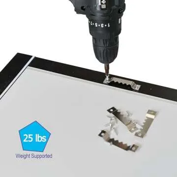Suprom 50 Pack Sawtooth Hangers for Canvas and Photos
