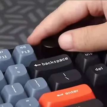 Keychron Q6 Full Size Custom Mechanical Keyboard with Knob, Wired RGB Backlight QMK/VIA Programmable Macro, Hot Swappable Gateron G Pro Red Switch for Mac Windows Linux (Carbon Black)