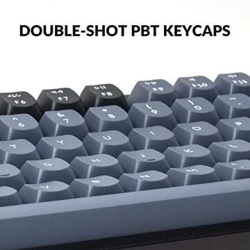 Keychron Q6 Full Size Custom Mechanical Keyboard with Knob, Wired RGB Backlight QMK/VIA Programmable Macro, Hot Swappable Gateron G Pro Red Switch for Mac Windows Linux (Carbon Black)