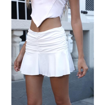 Easisim Y2K Skirt for Women - Stretchy and Stylish Mini Skirt