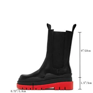 Women’s Chelsea Ankle Boots Slip On Stylish Comfortable