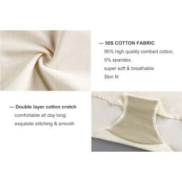 Cauniss High Waisted Cotton Panties for Recovery Women