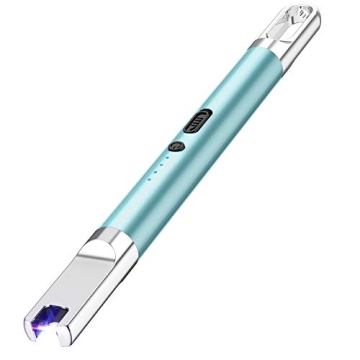 Candle Lighter Electric Lighter with Battery Display and Safety Switch USB Rechargeable Lighter for ...