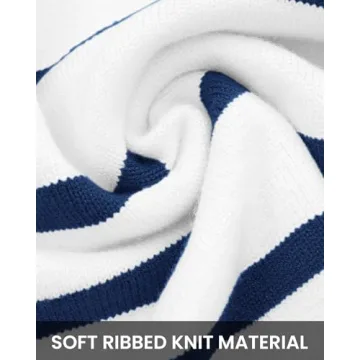 BTFBM Women's Stylish Striped Cardigan for Fall