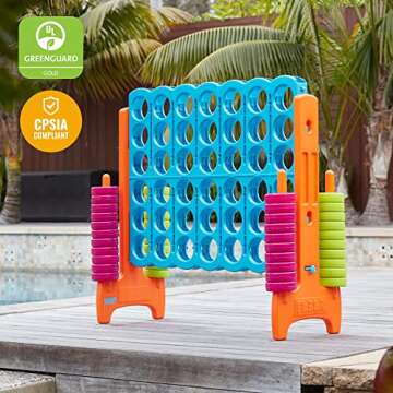 ECR4Kids Jumbo 4-To-Score - Giant Outdoor Game Fun